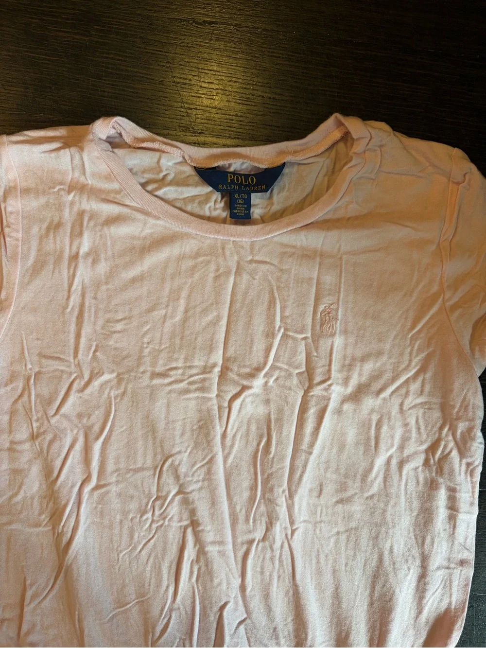 Ralph Lauren Light Pink Short Sleeve Pleated Waist Dress